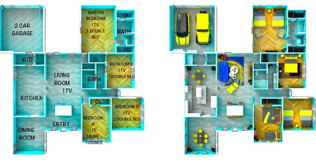 הוילה יוסטון Pool House, 20 Minutes From Dt 4Bdr For 10 Guests - Winkleman מראה חיצוני תמונה
